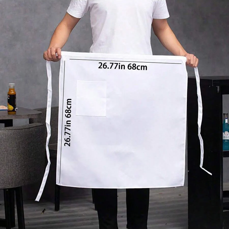 Chef Apron Half Body Restaurant Kitchen Work 1Pc