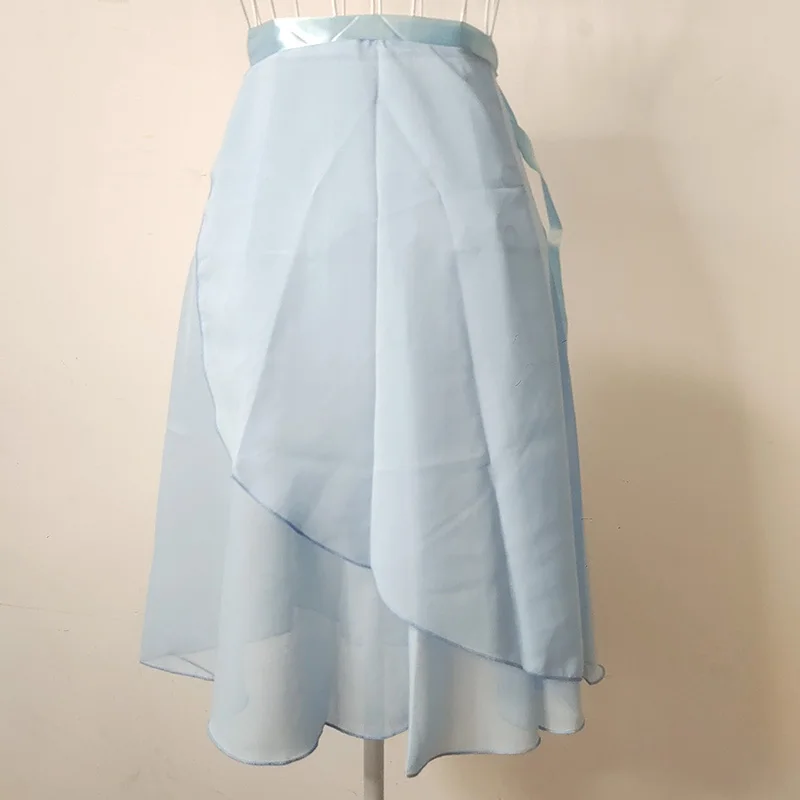 

USHINE Ballet Skirt Long Chiffon Dance Skirt Fairy Chiffon Long Ballet Tutu Dress Dance Costumes Tie Up Dress