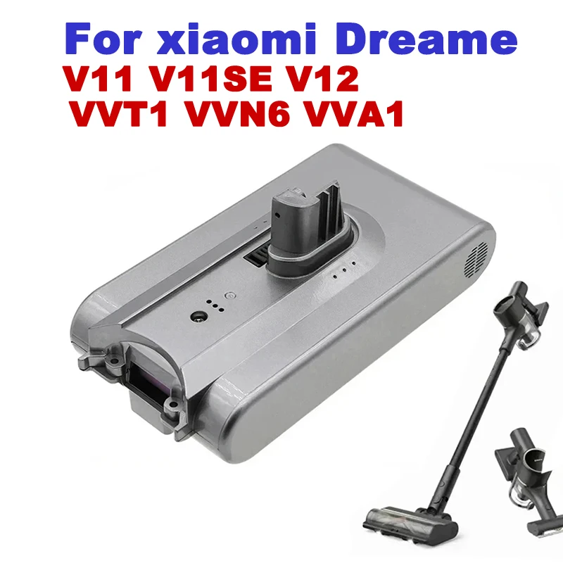 

New Replacement Battery For Dreame V11 V11SE V12 VVT1 VVN6 VVA1 Wireless Vacuum Cleaner 18650 Battery Pack Replacement Battery