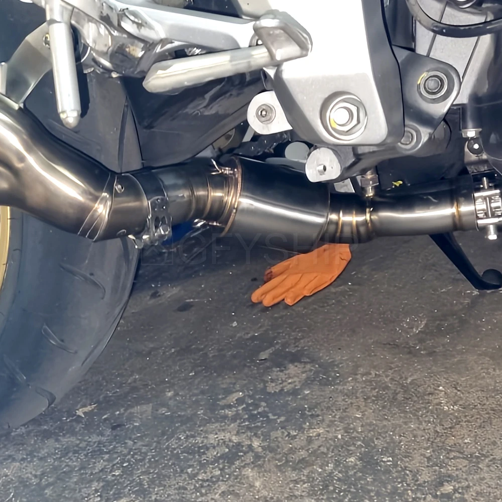 For Honda CB1000R 2008 to 2016 CB 1000R CB1000 CB 1000 Escape Motorcycle Exhaust Muffler Link Pipe 51MM Slip-on - Image 5