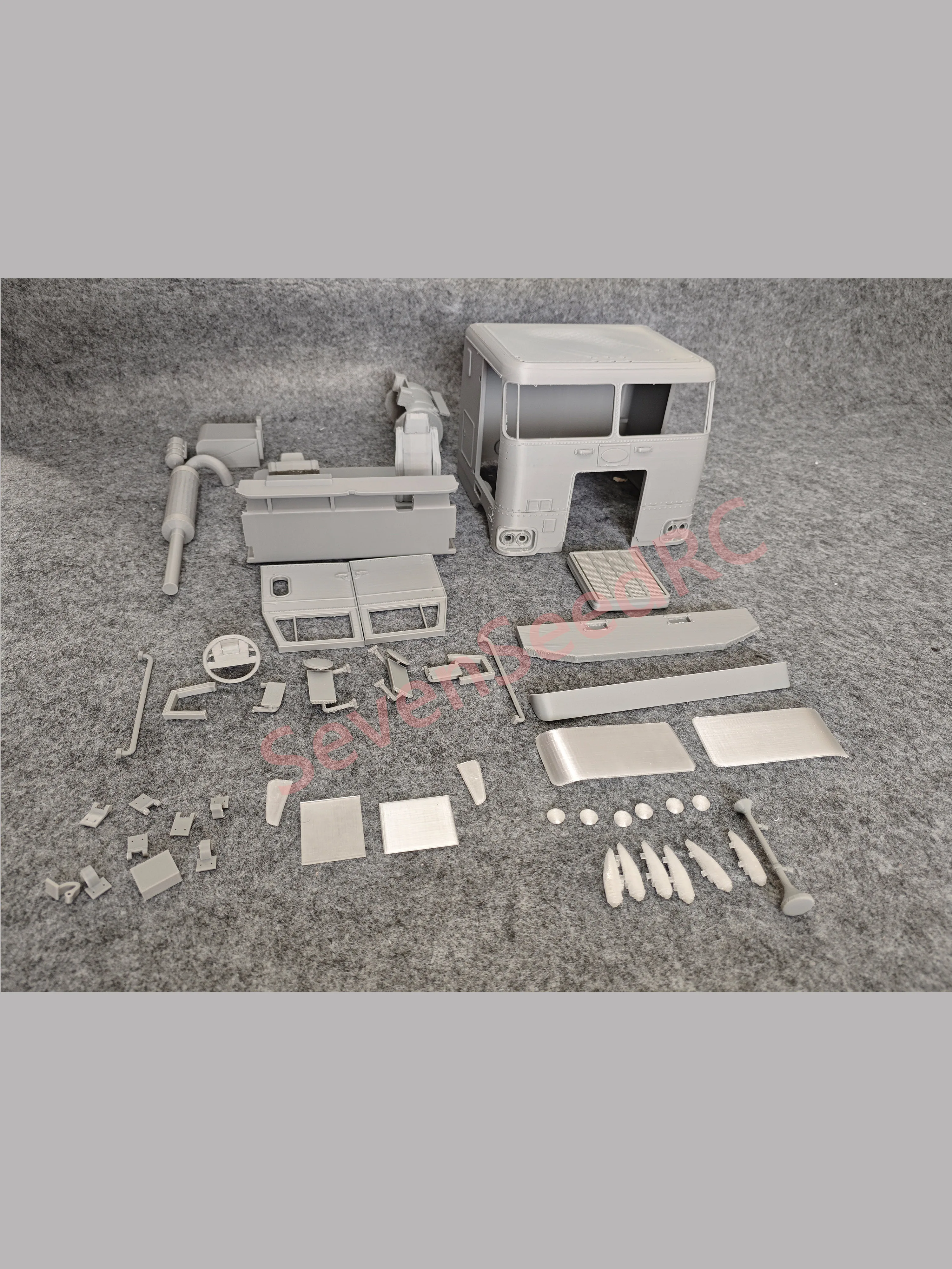 3d Printed Truck Cab Kit Peterbilt 352 1/14 For Fmx Static Dot Model JDM-110 Tamiya Lesu Lxy Scaleclub 3