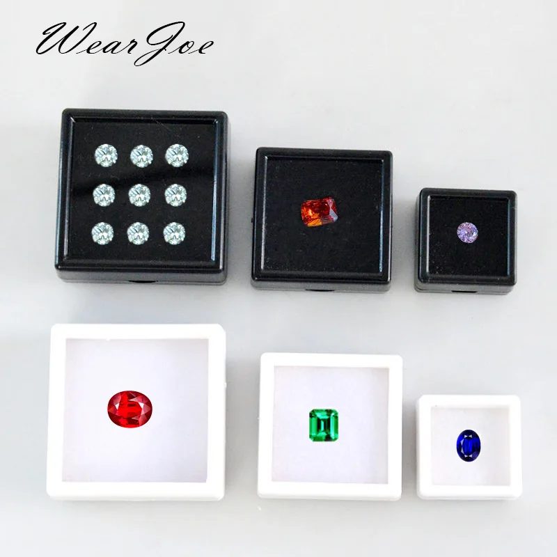 Wholesale Top Glass Diamond & Gemstone Display Case Opal Gem Stones