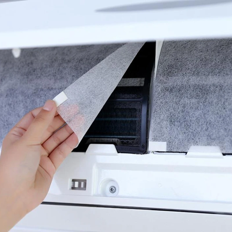 10pcs Air Conditioning Filters Wind Outlet Cover Selfadhesion Cuttable