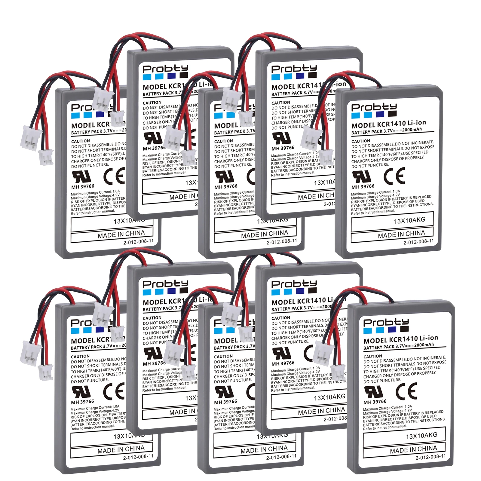 10 Pcs Batteria Di Ricambio Per Sony Ps4 Ps4Pro Controller Playstation 4 V4 V1 V2 Dualshock Cuh-Zct2, Cuh-Zct2E, Cuh-Zct1E