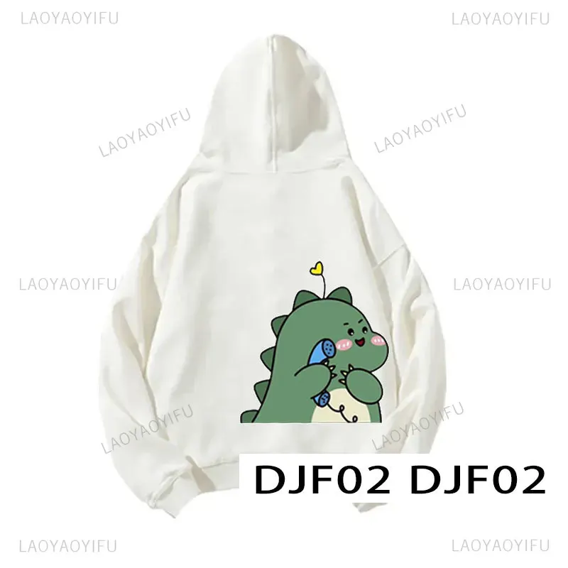thumbnail image 1 of Sudadera con capucha de dinosaurio de dibujos animados para hombre y mujer, ropa de calle con personalidad, bonita, a la moda, combina con todo, Primavera, 1 of 5