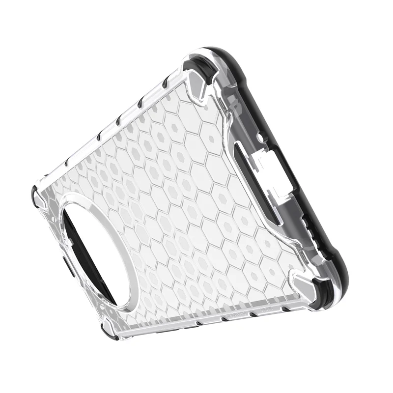 Shockproof Armor Case with Soft TPU Bumper and Clear Hard PC Cover