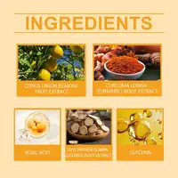 Savon au curcuma 100g, savon au citron et à l'acide kojique, savon pour la douche et le visage, soin du corps, nettoyant pour le visage, savon au curcuma pour le corps et le visage 4