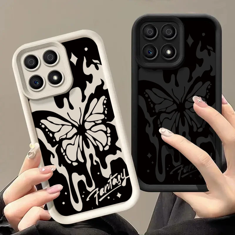 ل Honor X6B X7B X8B X9B X5B Plus X9C X7C X9A X8A X7A 4G 5G مكافحة سقوط الغبار ماتي شل الغطاء الواقي نمط رقم 7