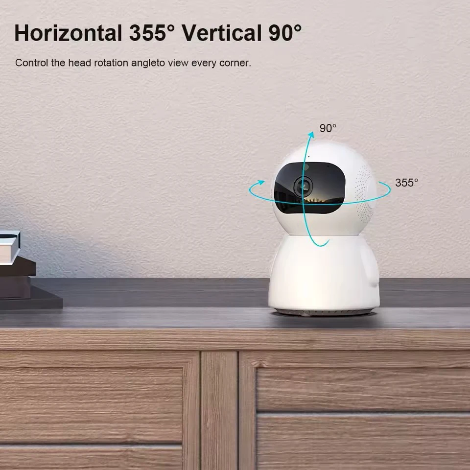 WONSDAR Indoor WiFi IP Camera Real Time Motion Detection Alarm Home Security Surveillance Two Way Audio Night Vision Cam iCsee 4