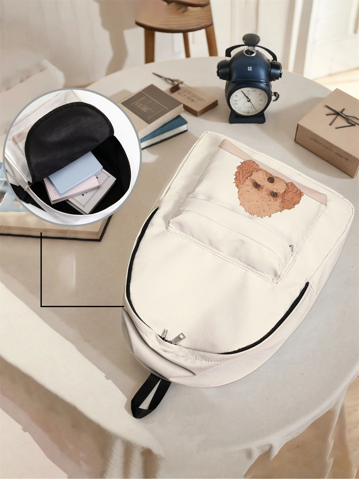 Dog Pattern Backpack, New 2025, Casual Travel Backpack, Lightweight and Simple Casual Travel Backpack