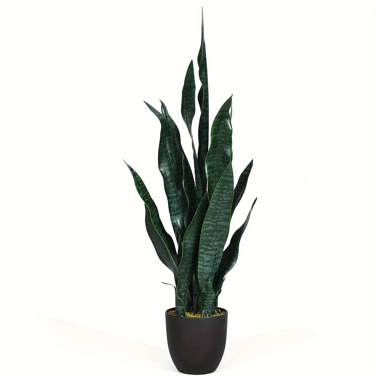 

1pc, Artificial Snake Plant, Lifelike Fake Sansevieria With Pot, Home Decor, Indoor & Patio Decor, Realistic Greenery, Office Pl