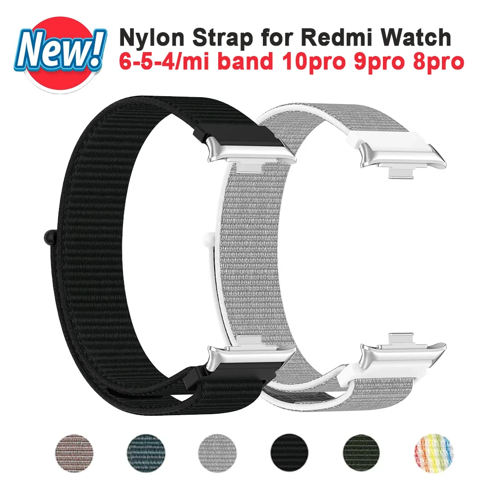 Nylon Loop Strap Wristband for Smart Watches - Sporty & Durable Bracelet Accessory