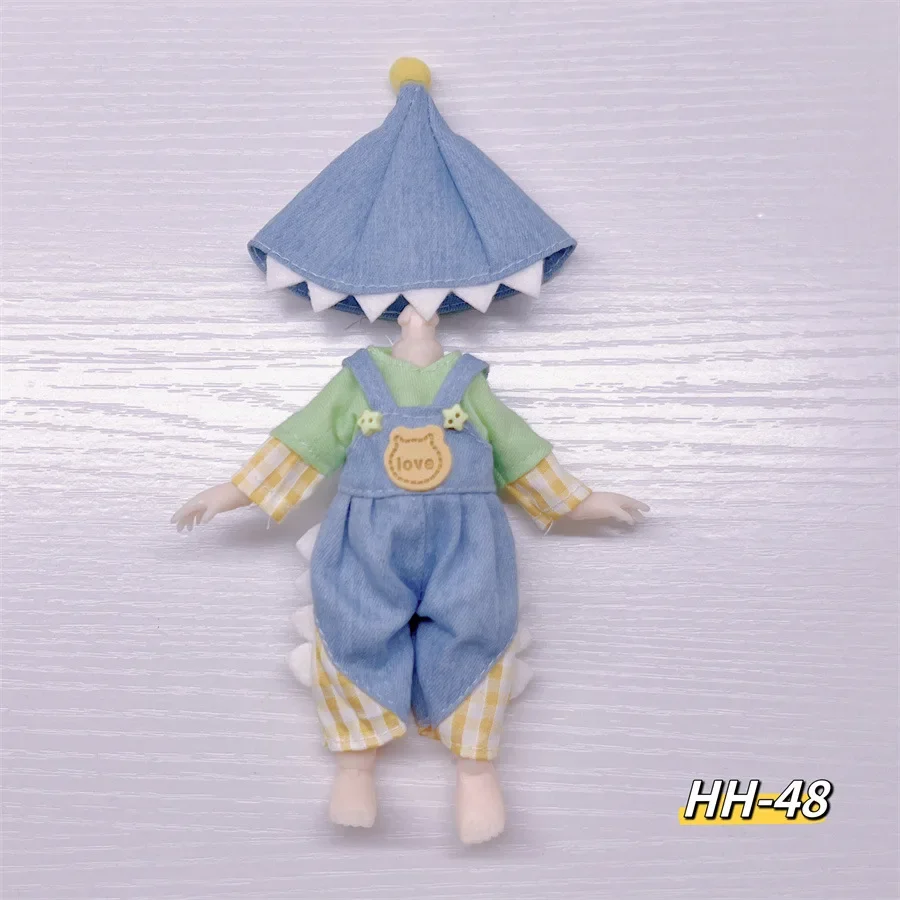 17cm Doll 1/8 BJD Doll Changing Clothes Cute Dress Set Children's Girl Toy Christmas Birthday Gift