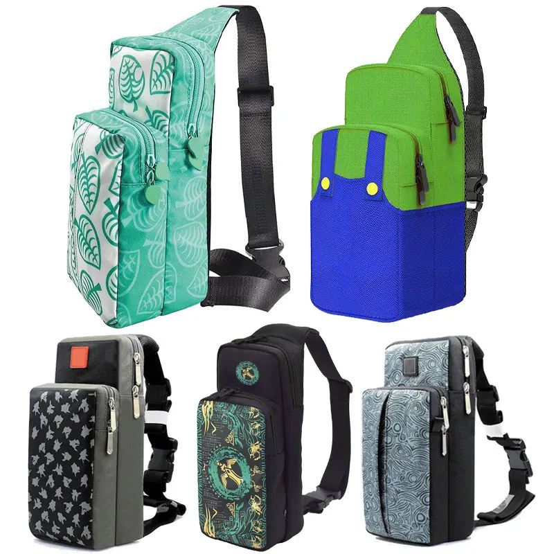 Ombro Crossbody Saco De Armazenamento Para Nintendo Switch Oled Dock