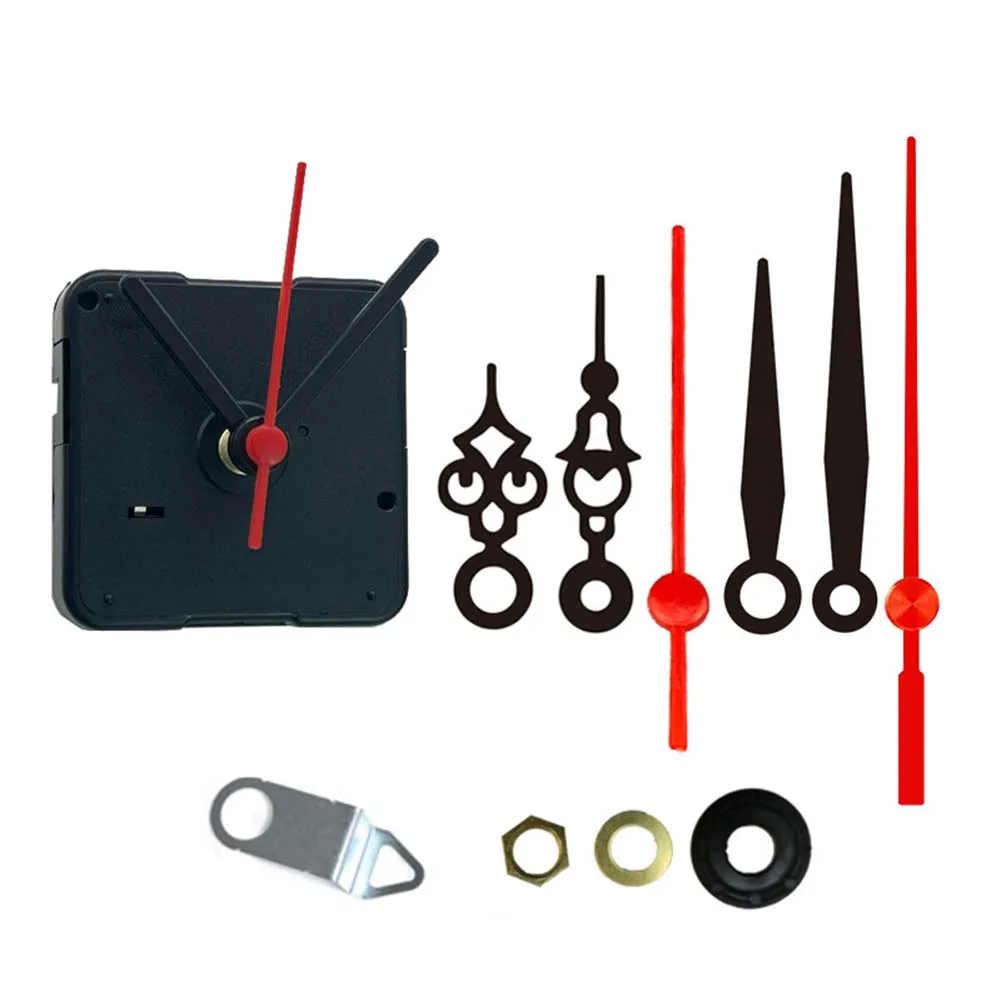 Clock Mechanism Pointers Kits Short Clock Hands Clock Movement Motor Silent Clock Repair Tool Replacement Part Clock Decorative 4