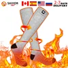 Savior Heat Battery Electric Heated Socks For Men Winter Warm Outdoor Sports Rechargeable Thermal Socks Foot Women For Cycling 1