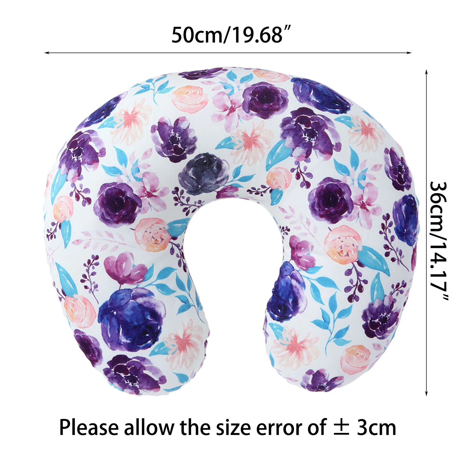 Baby Nursing Pillow Cover Breathable Nursing Mom Breastfeeding Pillow Cover Removable U-Shape Nursing Pillow Slipcover 6
