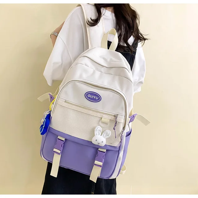 Fengdong-mochilas escolares para niñas, morral escolar para el regreso a la escuela, escolar para adolescentes - AliExpress