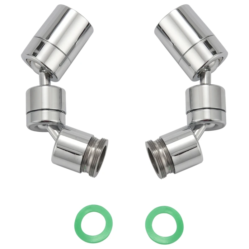 

2 шт., универсальный смеситель, улучшенный аэратор-распылитель с большим углом наклона 1080 °, обогащенная кислородом пена