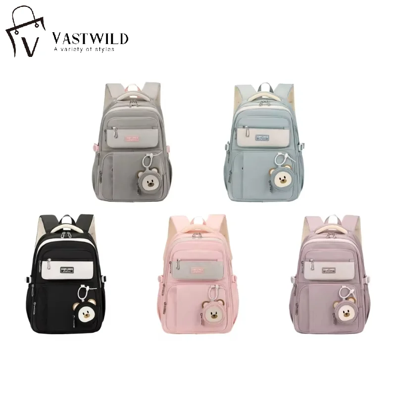 Lightweight Oxford Fabric School Backpack for Women and Boys