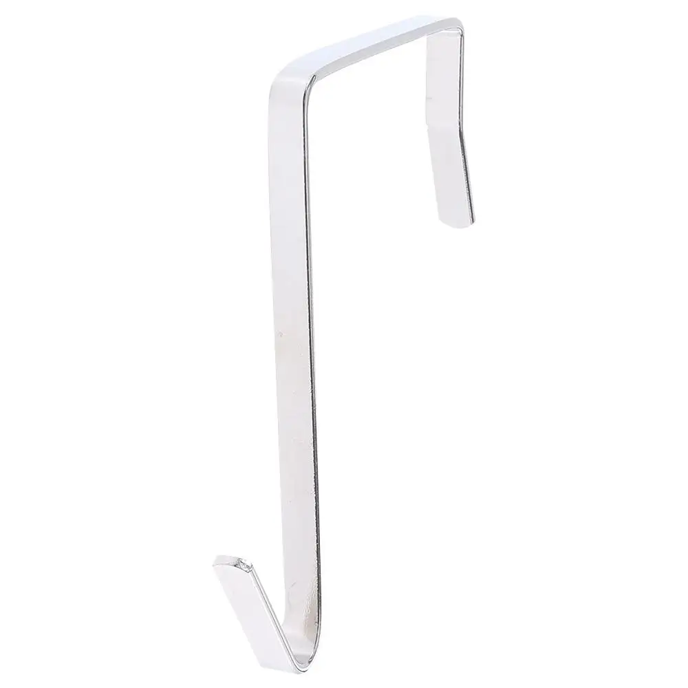 4Pcs Metal Bathroom Door Hanger Clothes Coats Hanger Hanging Towels Rack Cabinet Door Hooks Coat Hook Over The Hook