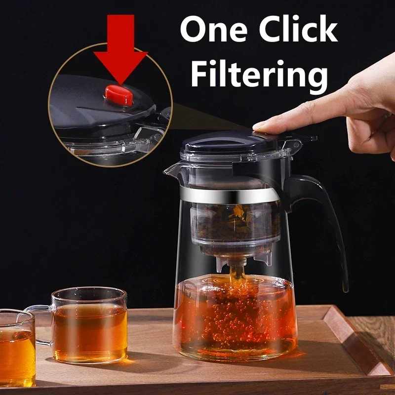 Glass Teapot with Filter System 3