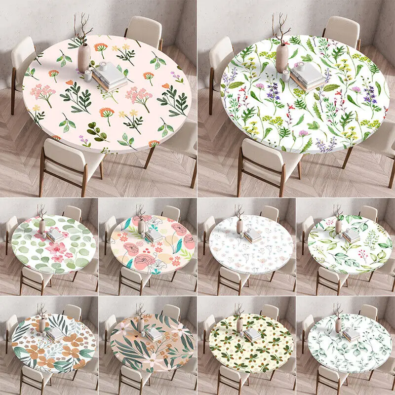 NLMUVW Vinyl-Tischdecke, 137 X 228 Cm, Salbeigrün – 100% Wasserdicht, öldicht, Abwischbar Für Küche, Essen & Picknick