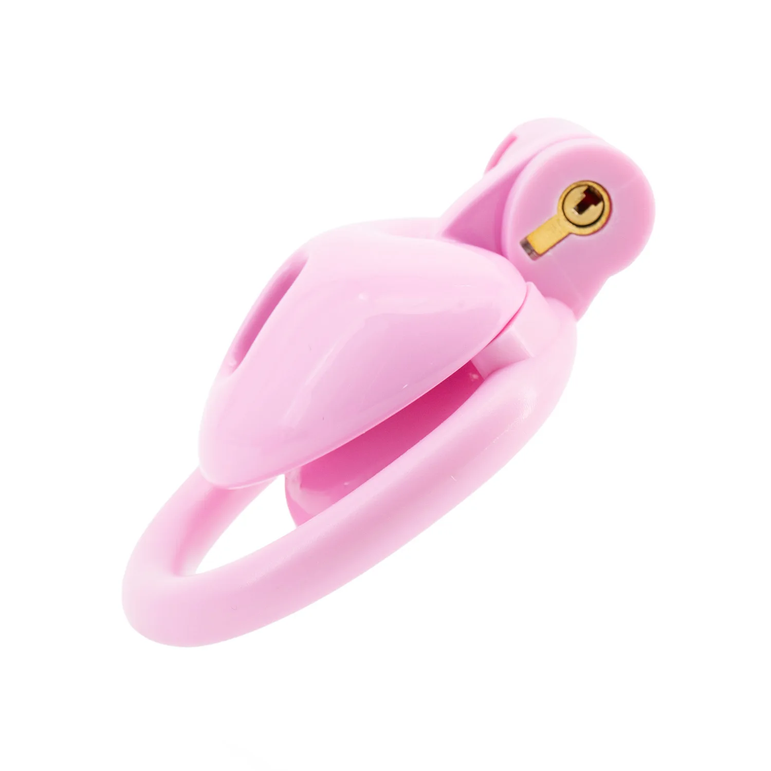 Heart Shape Flat Inverted Chastity Cag Mini Cock Cage Negative Urethral Chastity Bondage Lock Device SM Sex Toy for Men Cosplay