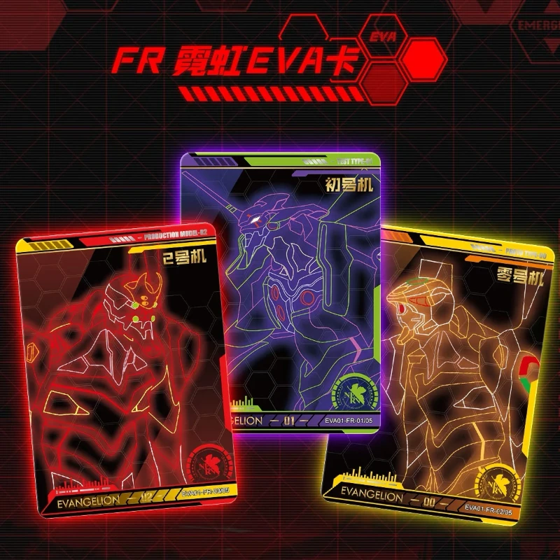 KAYOU Genesi 에반게리온 카드 아스카 랭글리 소류 아야나미 레이 이카리 신지 EVA Mech Beginning Collection 애니메이션 카드 오리지널 박스