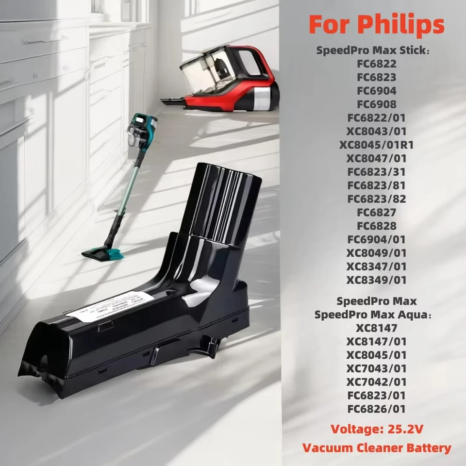ümit Maker Philips 8000 Serisi XC8349/01 Speedpro Max Stick Dikey Supurge 2500 Mah 25 2 V Batarya Orjinal Uy P 923374525