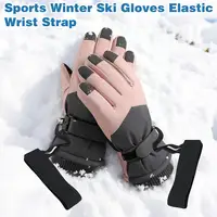 2/4 pièces de sangles élastiques pour gants de ski, sangle de gant de ski réglable pour hommes et femmes, sangle anti-perte pour gants de ski sportifs 6