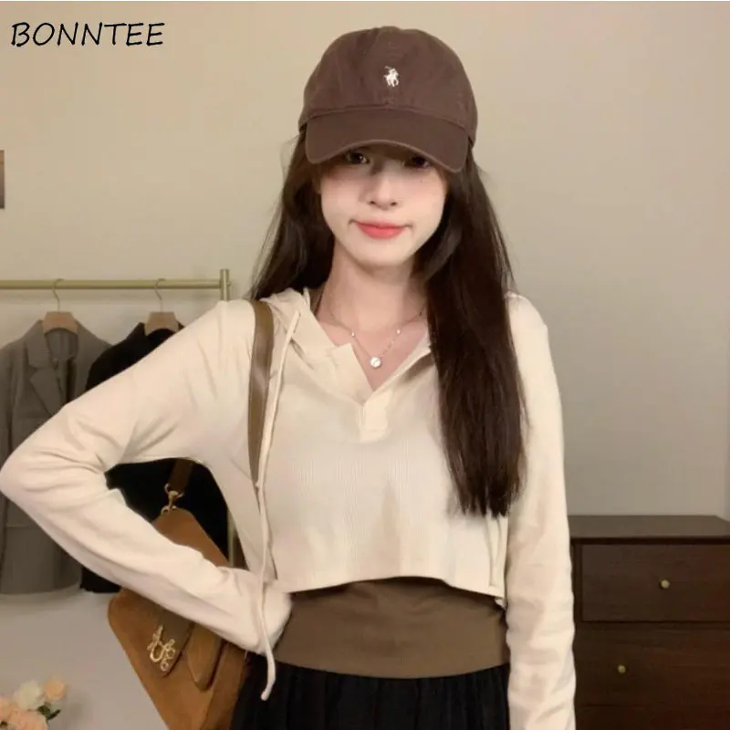 

Женские комплекты из 2 предметов, свободные толстовки с капюшоном, простая кофта, универсальный, в Корейском стиле, лидер продаж, милая, модная классическая, темпераментная Весенняя кофта в стиле ольччан для колледжа