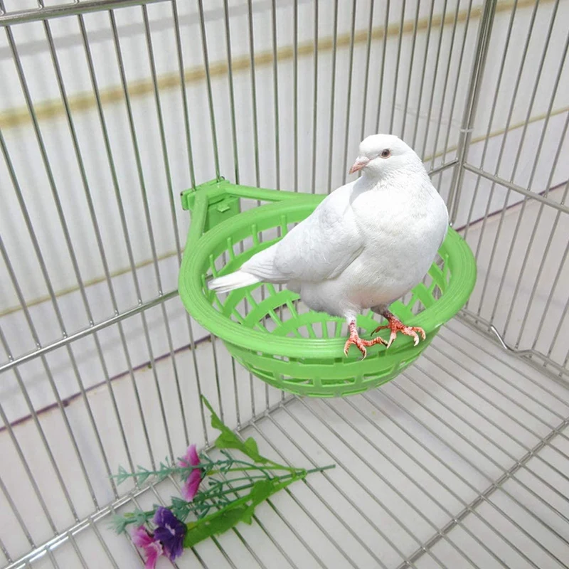 새 둥지 플라스틱 중공 걸이 케이지, 계란 부화 도구, 팬 핀치 앵무새 카나리아