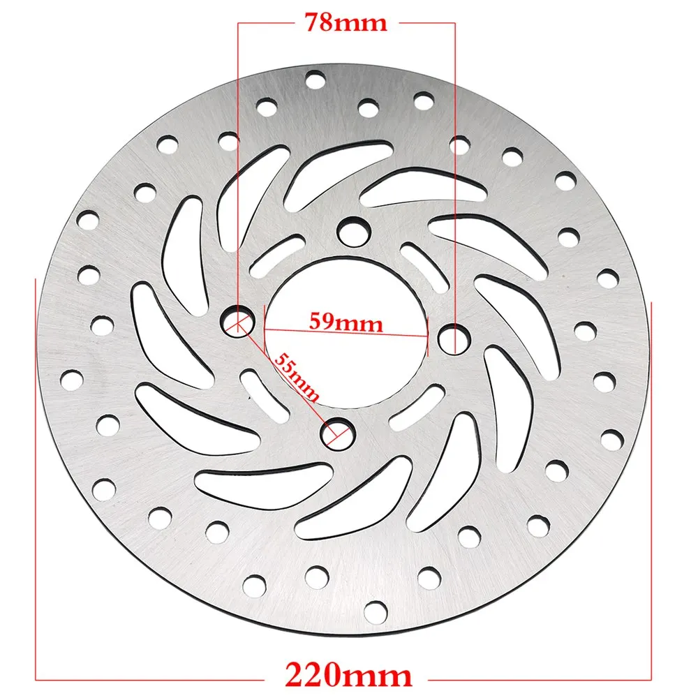 Rear Brake Disc Brake Rotors For HONDA YFS200 2003-2006 YFS 200 YZF350 Banshee YZF 350 1988-2009 YFM660 Raptor YFM 660 2001-2005
