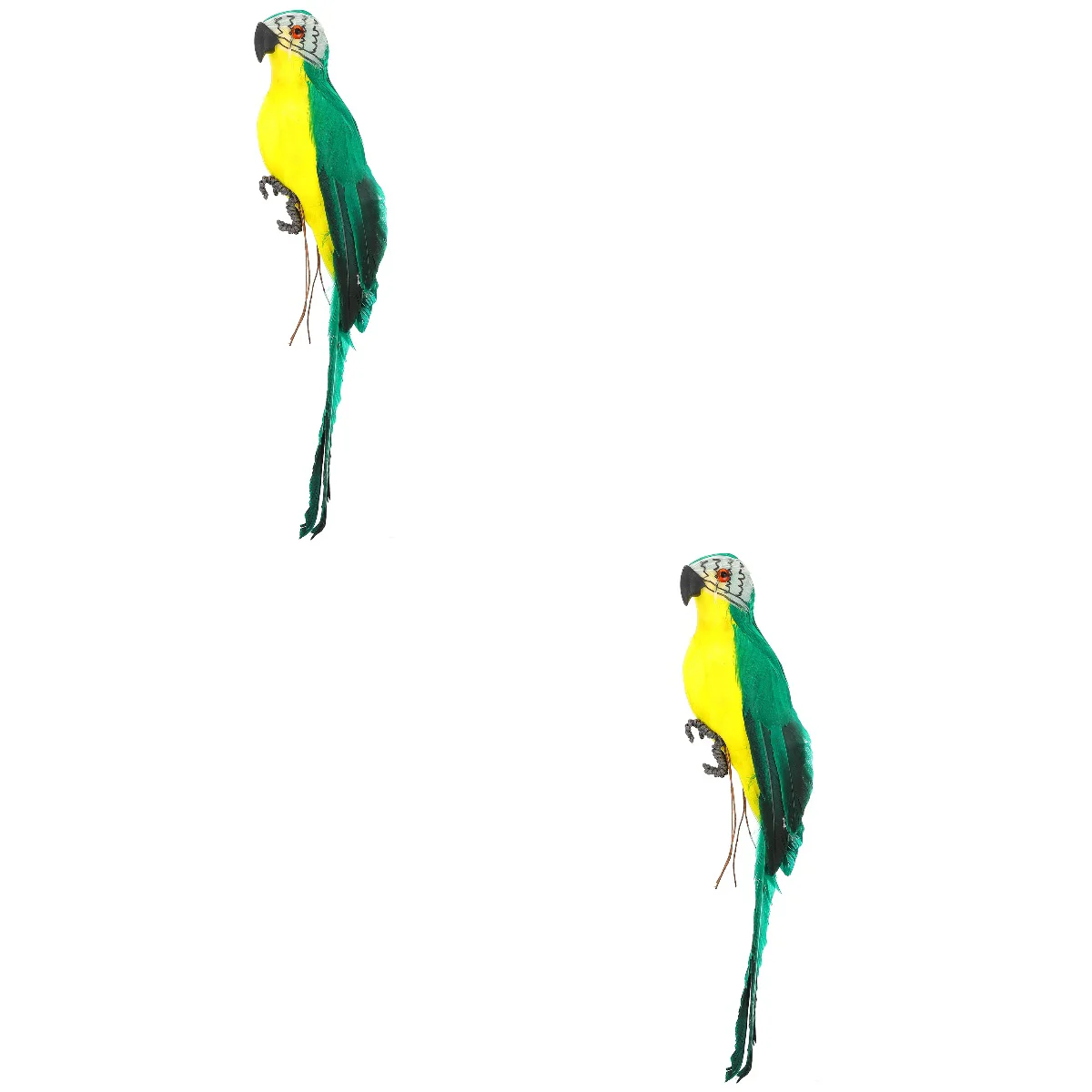 

2 pcs Simulation Bird Emulation Bird Decor Garden Yard Ornament for Decoration