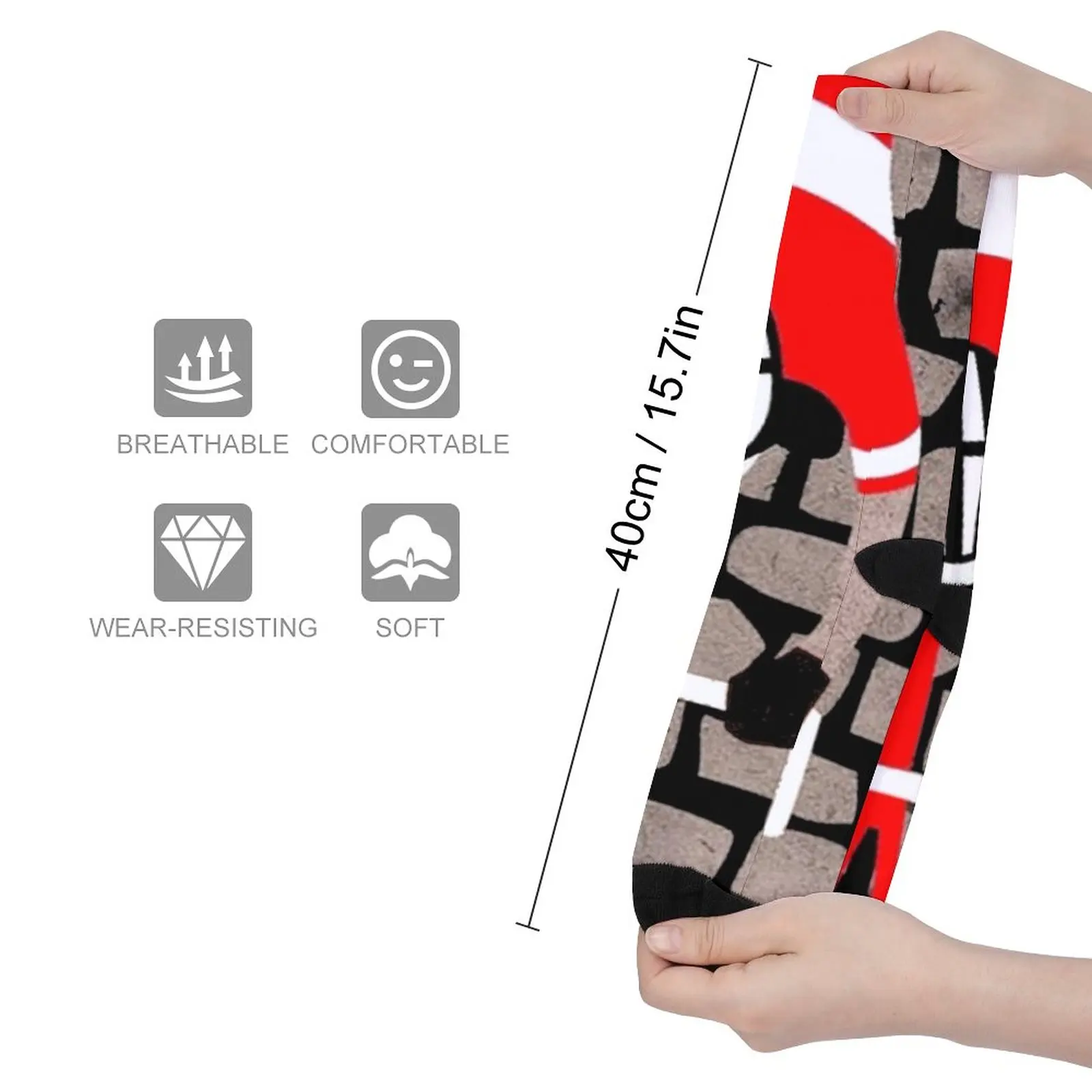 PARIS-ROUBAIX : Vintage Bike Racing Print Socks funny man socks sports and leisure gift for men Stockings man