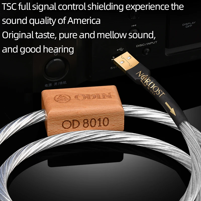 Audio Cable USB C Cable USB Cable OTG Cable Nordost Odin HIFI USB Cable A to B Pure Silver USB Dac Audio Cable C to B Otg Audio for PC Mobile Phone Dac