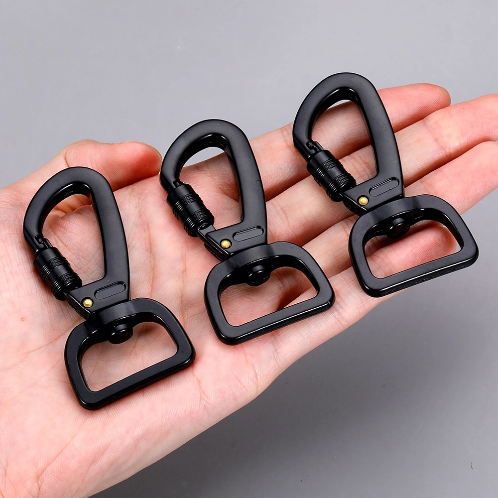 키 캠핑 생존에 대 한 10pcs 70mm Carabiner 야외 키 체인 클립 금속 전술 Caribiner 후크 잠금 장치와 회전식 Karabiners