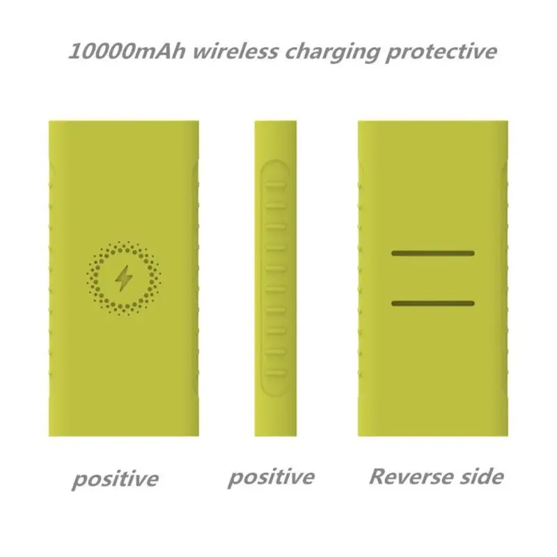 Anti-fingerprint Sleeve Silicone Durable Shell Cover Protective Skin Case for 10000mAh PLM11ZM WPB15ZM PLM13ZM PowerBank power bank case