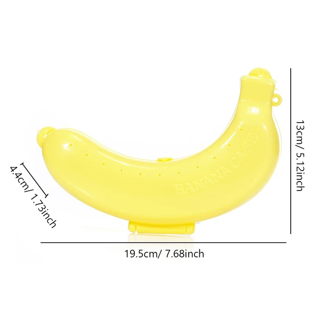 Boîte de rangement banane pour voyage en plein air, étui mignon, conteneur de protection, déjeuner de voyage, support de stockage de fruits 6