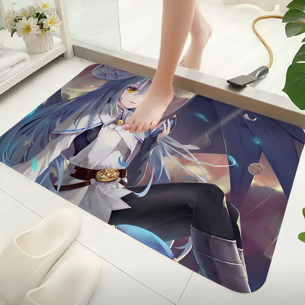 Demon Slime Rimuru Tempest Hallway Carpet Non-Slip Laundry Room Mat Laundry Decor Balcony Child Living Room Toilet Rug 5