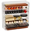 Large Capacity Makeup Organizer: Fits Eyeshadow Palette, Lipsticks, Powders, Blushes and Skincare Products in Clear Acrylic Box 5