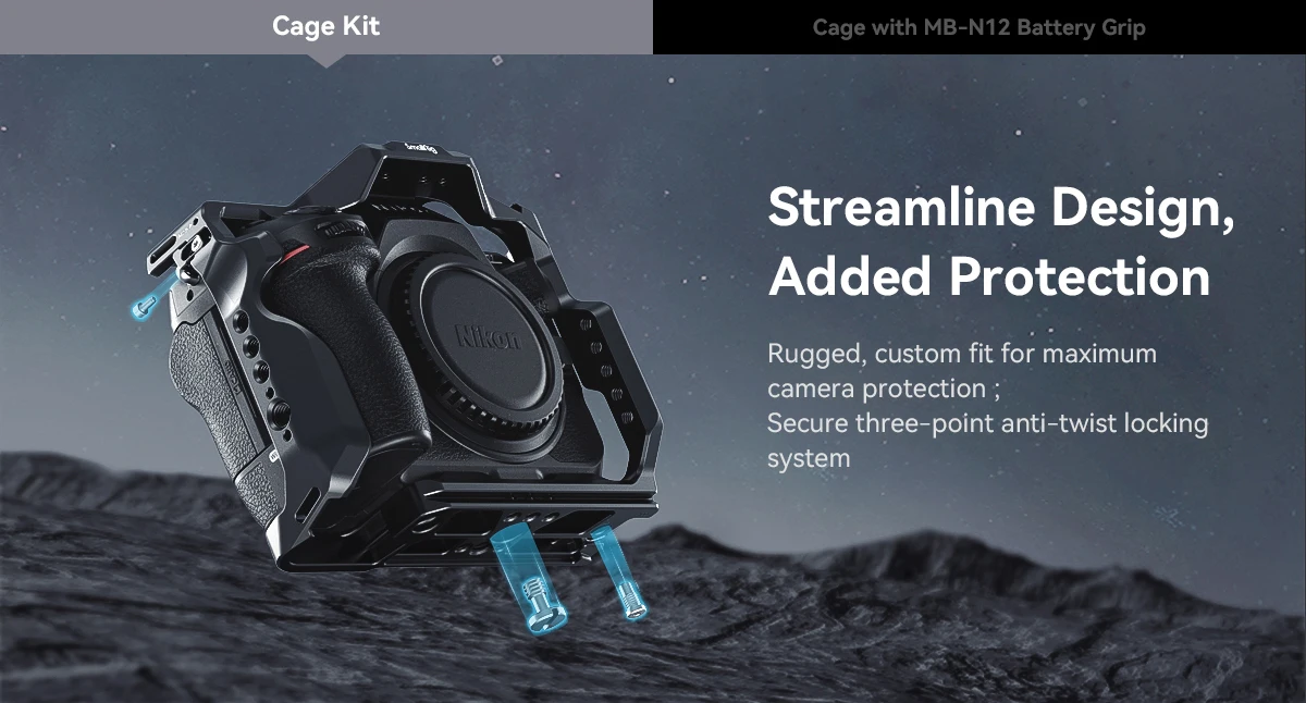 SmallRig Z8 Camera Cage 3941 3942 3982 3940 for Nikon Z8 Aluminum Alloy Full Camera Cage with Quick Release Plate