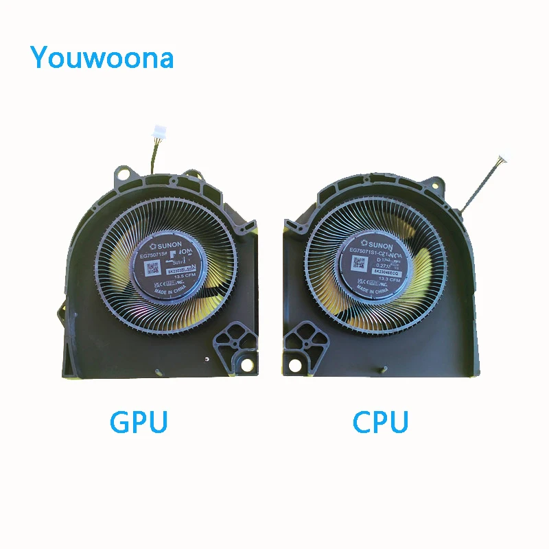 Ventilador de Refrigeração Original para Laptop Cpu Gpu Dell G15 5530 Novo