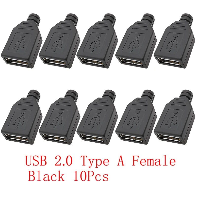 Black USB Female