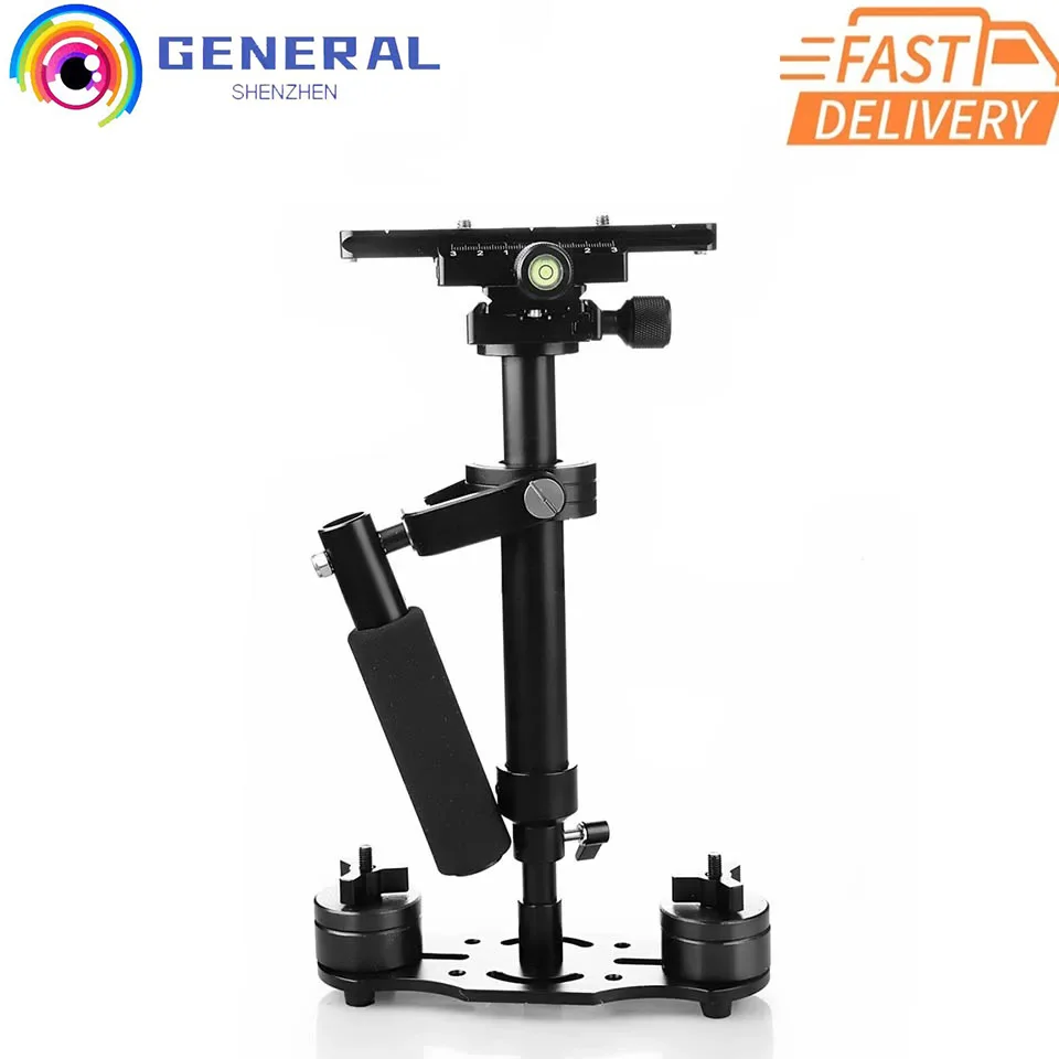 

S40 Mini Handheld Stabilizer Aluminum Alloy Camera Photography Tripod Adapter Accessories For DV Mini DSLR Camera