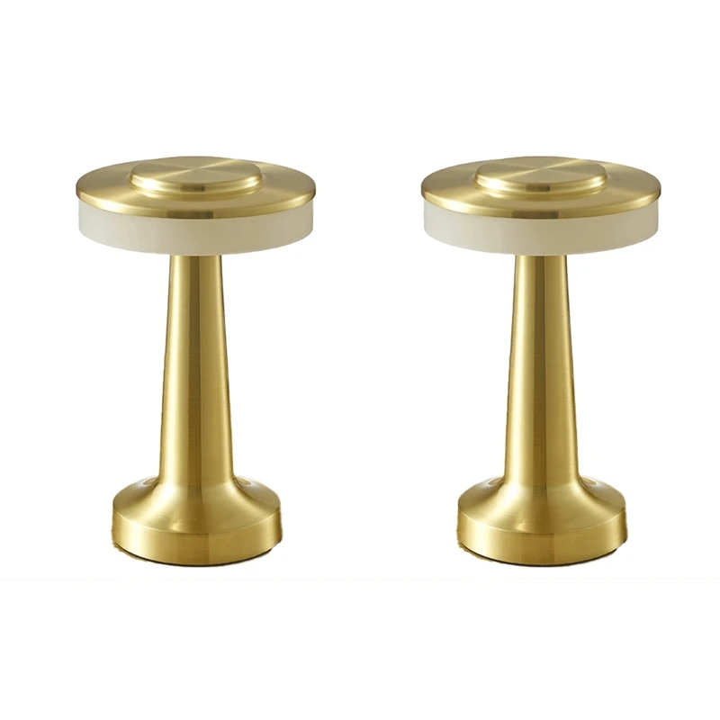 

Сенсорная аккумуляторная настольная лампа, 2 шт., обеденный стол, гостиничный бар, настольная лампа, уличный маленький ночник, декоративная настольная лампа