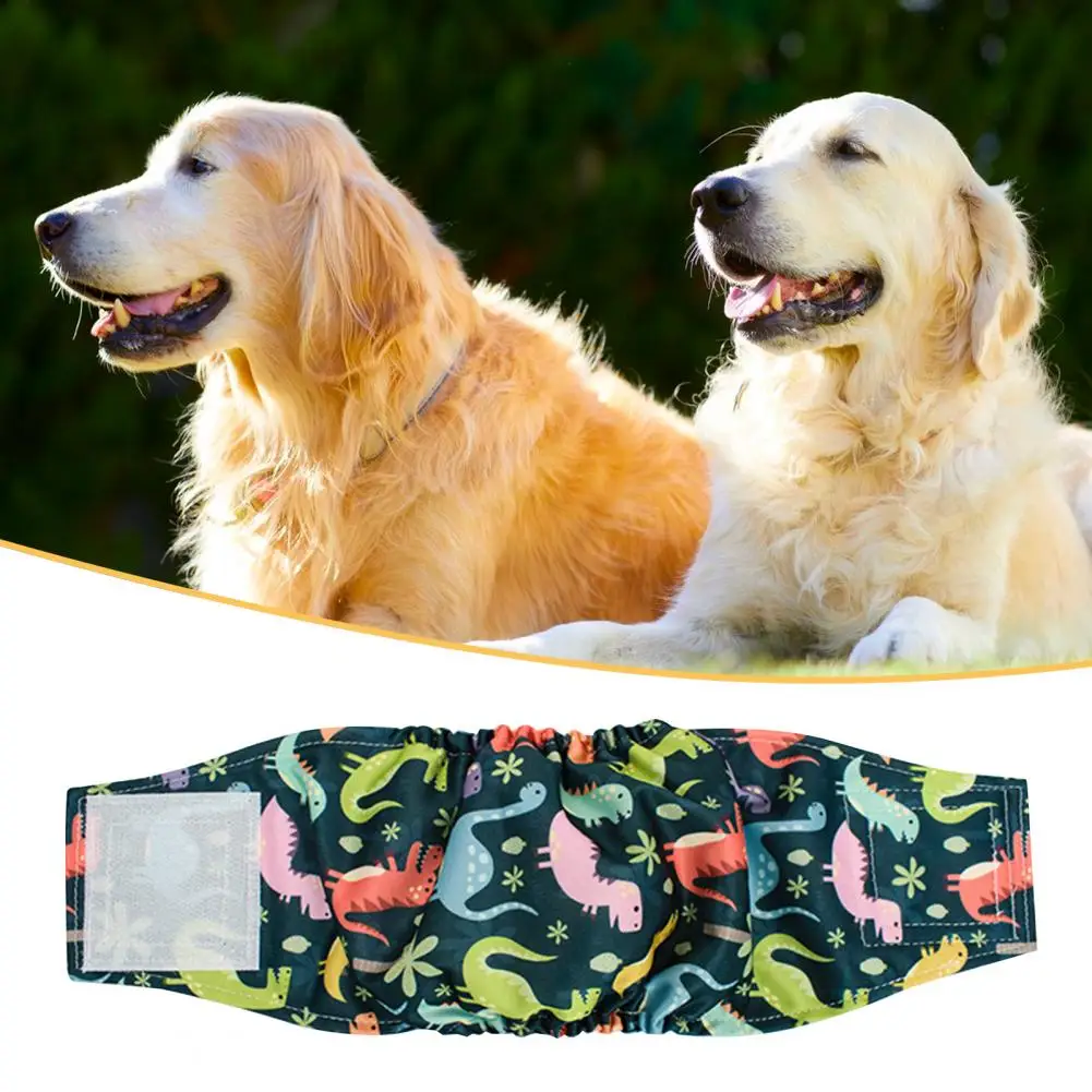 Title 7, Male Dog Belly Band Diapers Fastener Tape Adjus...