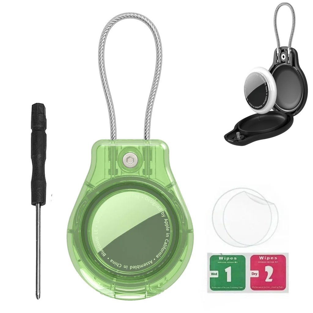 Sturdy Aluminum Alloy Keychain with Protective Cover and Carabiner Attachment