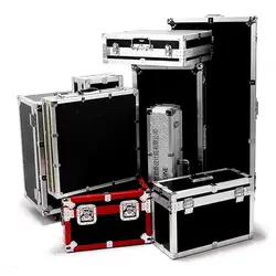 Transport Flight Case with Casters Factory Customized Aluminum Heavy Carrying DJ Stage Props Audio Box Trolley